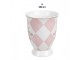 Bílo-růžový hrnek s růžičkami Sweet Roses I - 12*8*10 cm / 300 ml Clayre & Eef