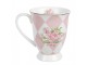 Bílo-růžový hrnek s růžičkami Sweet Roses I - 12*8*10 cm / 300 ml Clayre & Eef
