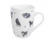 Bílo-šedý porcelánový hrnek Cats and Kittens – 12*8*10 cm / 350 ml Clayre & Eef