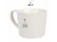 Bílý hrnek se srdíčkem s nápisem Love - Lovely Day - 12*8*7 cm / 275 ml Clayre & Eef