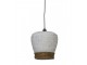 Bílé antik ratanové závěsné světlo Mikki - Ø 34*23 cm Light & Living