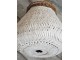 Bílé antik ratanové závěsné světlo Mikki - Ø 34*23 cm Light & Living