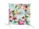Venkovní podsedák s výplní a květy Painted Flower - 40*40*3 cm Mars & More 