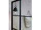 Černé antik kovové nástěnné zrcadlo Industrial - 90*2,5*180 cm Chic Antique