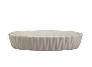 Latté porcelánová miska na mýdlo Diamond - 13*9*2.5 cm