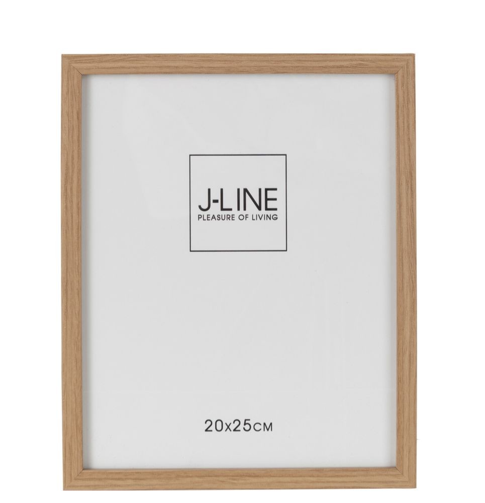 Hnědý dřevěný fotorámeček Ninna L - 21,5*1,5*26,5 cm / 20*25 cm