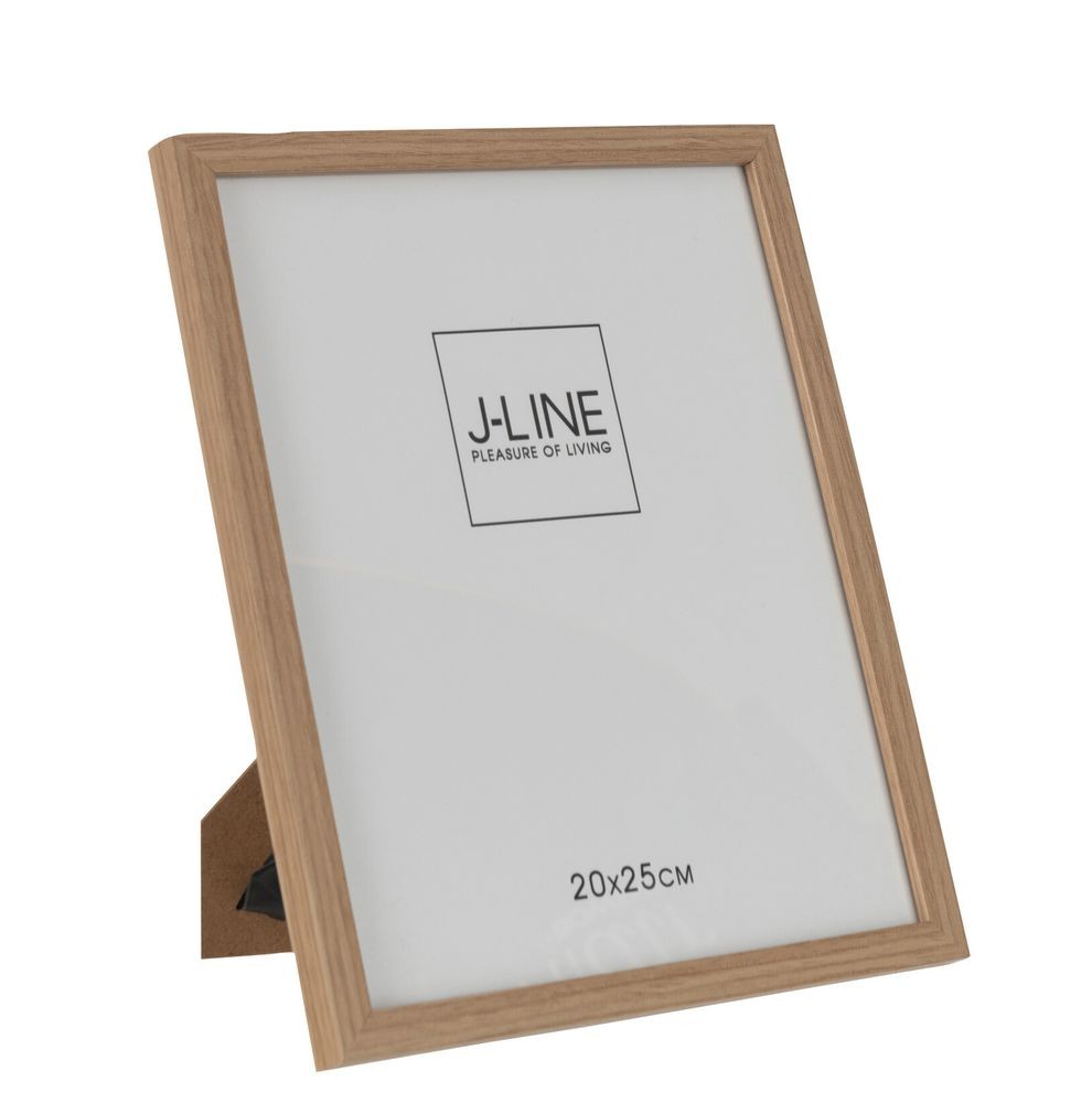Hnědý dřevěný fotorámeček Ninna L - 21,5*1,5*26,5 cm / 20*25 cm J-Line by Jolipa Hnědý dřevěný fotorámeček Ninna L - 21,5*1,5*26,5 cm / 20*25 cm J-Line by Jolipa