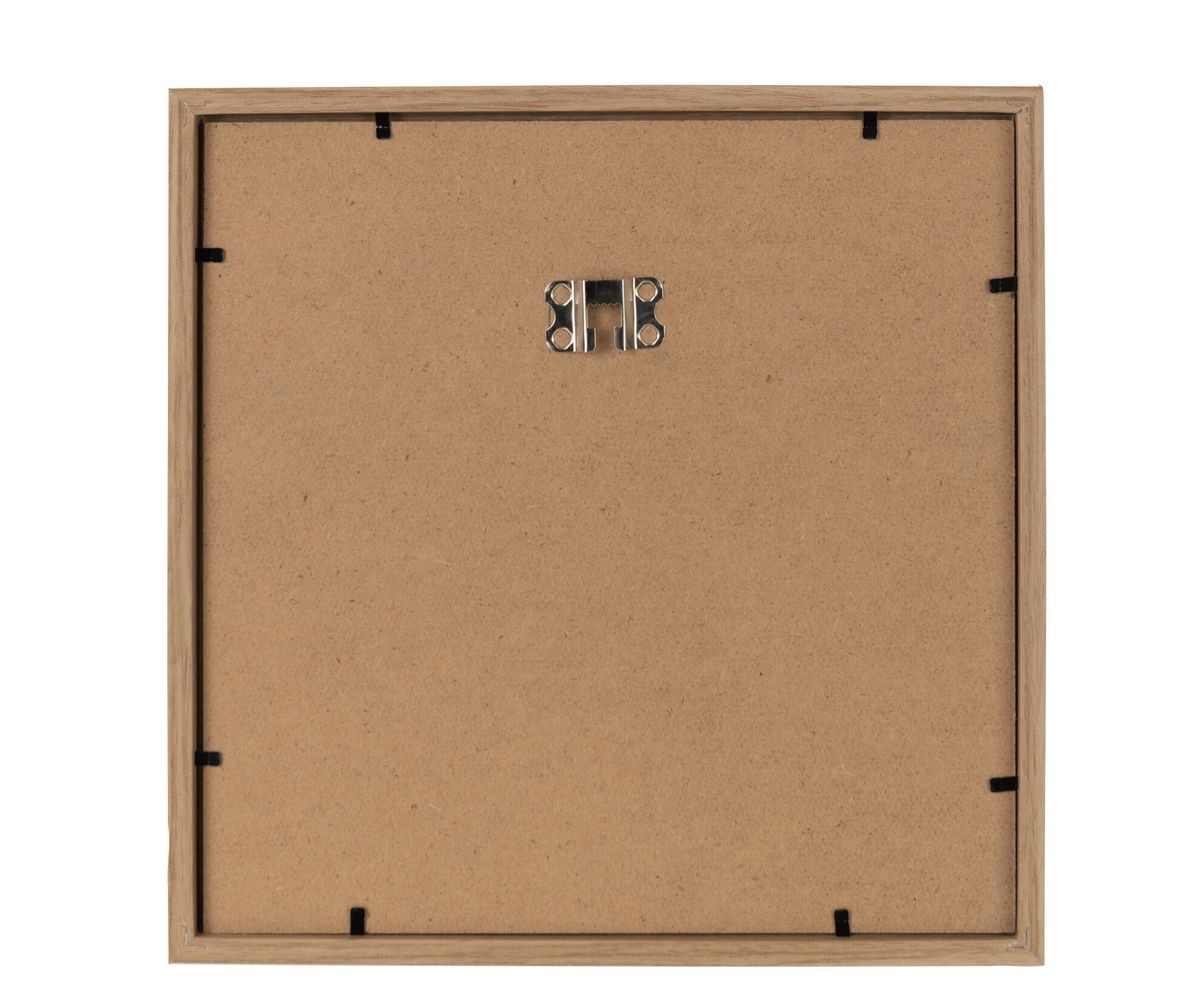 Hnědý dřevěný fotorámeček Ninna XL - 27*1,5*27 cm / 25*25 cm J-Line by Jolipa Hnědý dřevěný fotorámeček Ninna XL - 27*1,5*27 cm / 25*25 cm J-Line by Jolipa