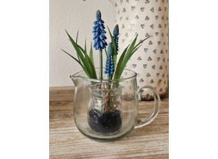 Transparetní skleněný džbán Ella M - 13*10*10cm / 500ml
