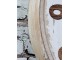 Přírodně - krémové nástěnné hodiny Mandala – 40*7*50 cm / 1*AA Chic Antique