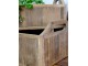 2ks hnědý antik dřevěný box / podnos s uchy Unit - 48*28*18/ 43*23*15 cm Chic Antique
