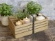 Hnědý antik dřevěný box s rukojetí Apple Crate - 40*25*20 cm Chic Antique