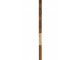 Modrý slunečník s třásněmi a dřevěnou tyčí Dayu Wood - ∅ 200*260 cm J-Line by Jolipa