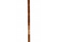 Oranžový slunečník s třásněmi a dřevěnou tyčí Dayu Wood - ∅ 200*260 cm J-Line by Jolipa
