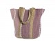 Malinová plážová jutová taška Beach Bag - 40*30*60 cm Chic Antique