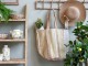 Béžovo-hnědá plážová jutová taška Beach Bag - 40*30*60 cm Chic Antique