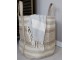Béžovo-hnědá košíková jutová taška Beach Bag - 40*40*60 cm Chic Antique