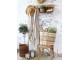 Béžovo-hnědá košíková jutová taška Beach Bag - 40*40*60 cm Chic Antique