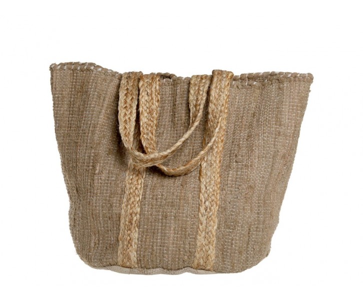 Přírodní hnědá plážová jutová taška Beach Bag - 40*30*60 cm Chic Antique