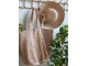 Přírodní hnědá plážová jutová taška Beach Bag - 40*30*60 cm Chic Antique