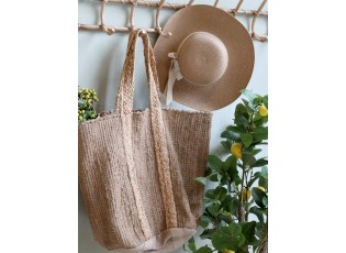 Přírodní hnědá plážová jutová taška Beach Bag - 40*30*60 cm