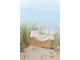Plážová taška z mořské trávy s třásněmi Beach Bag Fringes - 40*16*29cm J-Line by Jolipa