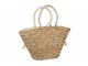 Plážová taška z mořské trávy s kytičkovou krajkou Beach Bag Lace - 59*16*30 cm J-Line by Jolipa