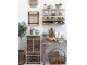 Mocca nástěnné hodiny Coffee – 34*3cm/ 1*AA Chic Antique