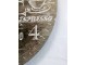 Mocca nástěnné hodiny Coffee – 34*3cm/ 1*AA Chic Antique