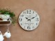 Šedé nástěnné hodiny Be Joyful in Hope – Ø 34 cm/ 1*AA Chic Antique