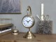 Mosazné antik závěsné stolní hodiny Clock Works – 11*30 cm / 1*AA Chic Antique