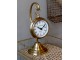 Mosazné antik závěsné stolní hodiny Clock Works – 11*30 cm / 1*AA Chic Antique