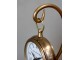 Mosazné antik závěsné stolní hodiny Clock Works – 11*30 cm / 1*AA Chic Antique