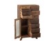 Dřevěná vintage komoda Retro - 62*30*110cm J-Line by Jolipa