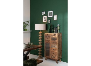 Dřevěná vintage komoda Retro - 62*30*110cm