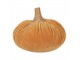 Oranžová textilní dekorace dýně Pumpkin L - Ø 15*12 cm Clayre & Eef