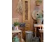 Nástěnná dekorace z palmových listů na provázku - 15*75 cm Chic Antique