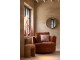 Červenooranžové relaxační křeslo Swivel - 100*109*89cm J-Line by Jolipa