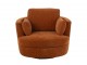 Červenooranžové relaxační křeslo Swivel - 100*109*89cm J-Line by Jolipa