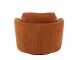 Červenooranžové relaxační křeslo Swivel - 100*109*89cm J-Line by Jolipa