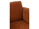 Červenooranžové relaxační křeslo Swivel - 100*109*89cm J-Line by Jolipa