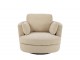 Béžové relaxační křeslo Swivel - 100*109*89cm J-Line by Jolipa