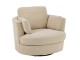 Béžové relaxační křeslo Swivel - 100*109*89cm J-Line by Jolipa