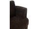 Tmavě hnědé relaxační křeslo Swivel - 100*109*89cm J-Line by Jolipa