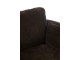 Tmavě hnědé relaxační křeslo Swivel - 100*109*89cm J-Line by Jolipa