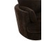 Tmavě hnědé relaxační křeslo Swivel - 100*109*89cm J-Line by Jolipa