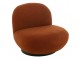 Oranžovozrzavé křeslo Lounge Snow Poplar - 95*81*71cm J-Line by Jolipa