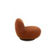 Oranžovozrzavé křeslo Lounge Snow Poplar - 95*81*71cm J-Line by Jolipa