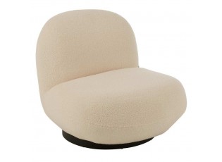 Bílé křeslo Lounge Snow Poplar - 95*81*71cm