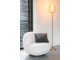 Bílé křeslo Lounge Snow Poplar - 95*81*71cm J-Line by Jolipa